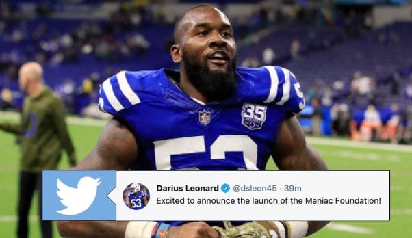 Maniac' Darius Leonard Has Gone from Clemson Castoff to Rookie NFL  Sensation, News, Scores, Highlights, Stats, and Rumors